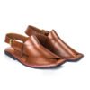 Zalmi Peshawari Chappal Brown Cut - Image 2