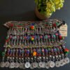 Vintage Rainbow Afghan Necklace 1