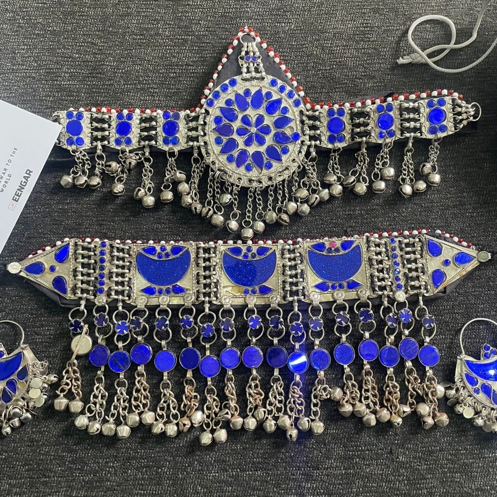 Seengar Blue Vintage Afghan Jewelry - Seengar.com - Seengar Fashion