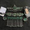 Vintage Green Afghan Jewelry - Image 2