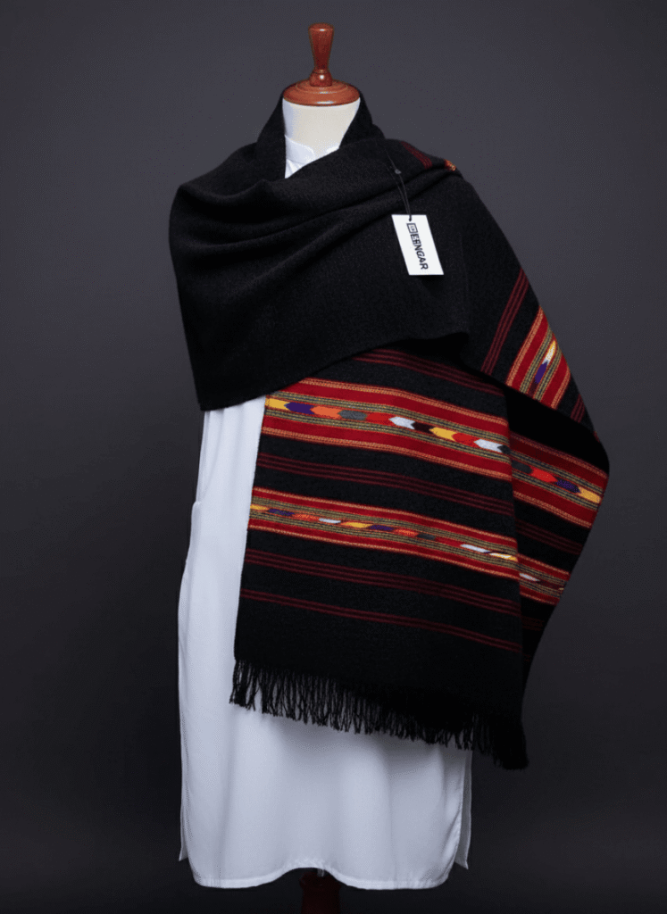 Seengar Vermilion Valor Men's Woolen Shawl - Seengar.com - Seengar Fashion