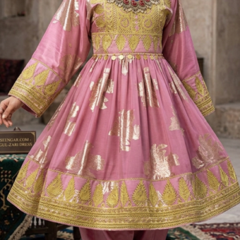 Afghan Pink Dress